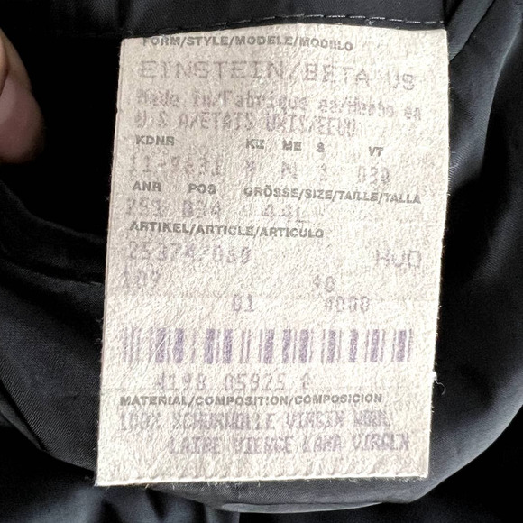 Hugo Boss Einstein Wool Black Blazer 44L - Picture 4 of 4